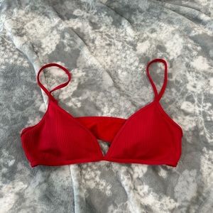 PacSun Red Bikini Top